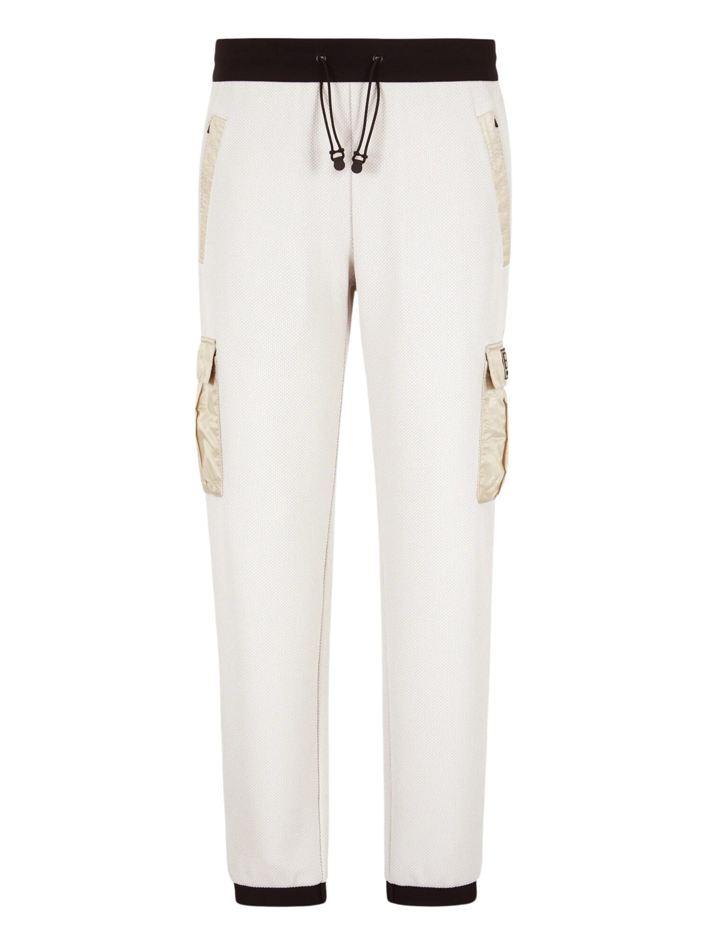 EA7 Emporio Armani Regular Cargobroek in Wit: voorkant