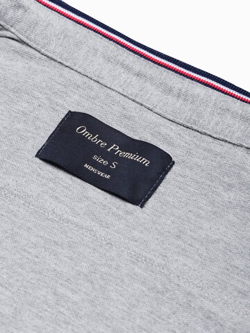 Coupe slim Chemise 'K543' Ombre en gris