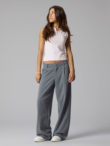 LMTD Wide leg Trousers in Grey