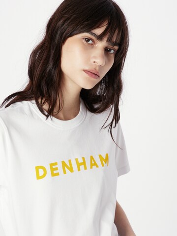 DENHAM - Camiseta 'JESSICA' en blanco