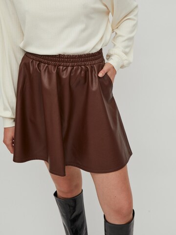 VILA Skirt 'Dagmar' in Brown