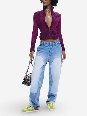 Desigual Knit Cardigan 'REPRIS_JERS_PERTH 26SWJFX2' in Pink