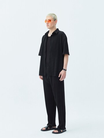 Comfort fit Camicia di VAMOS CLO in nero