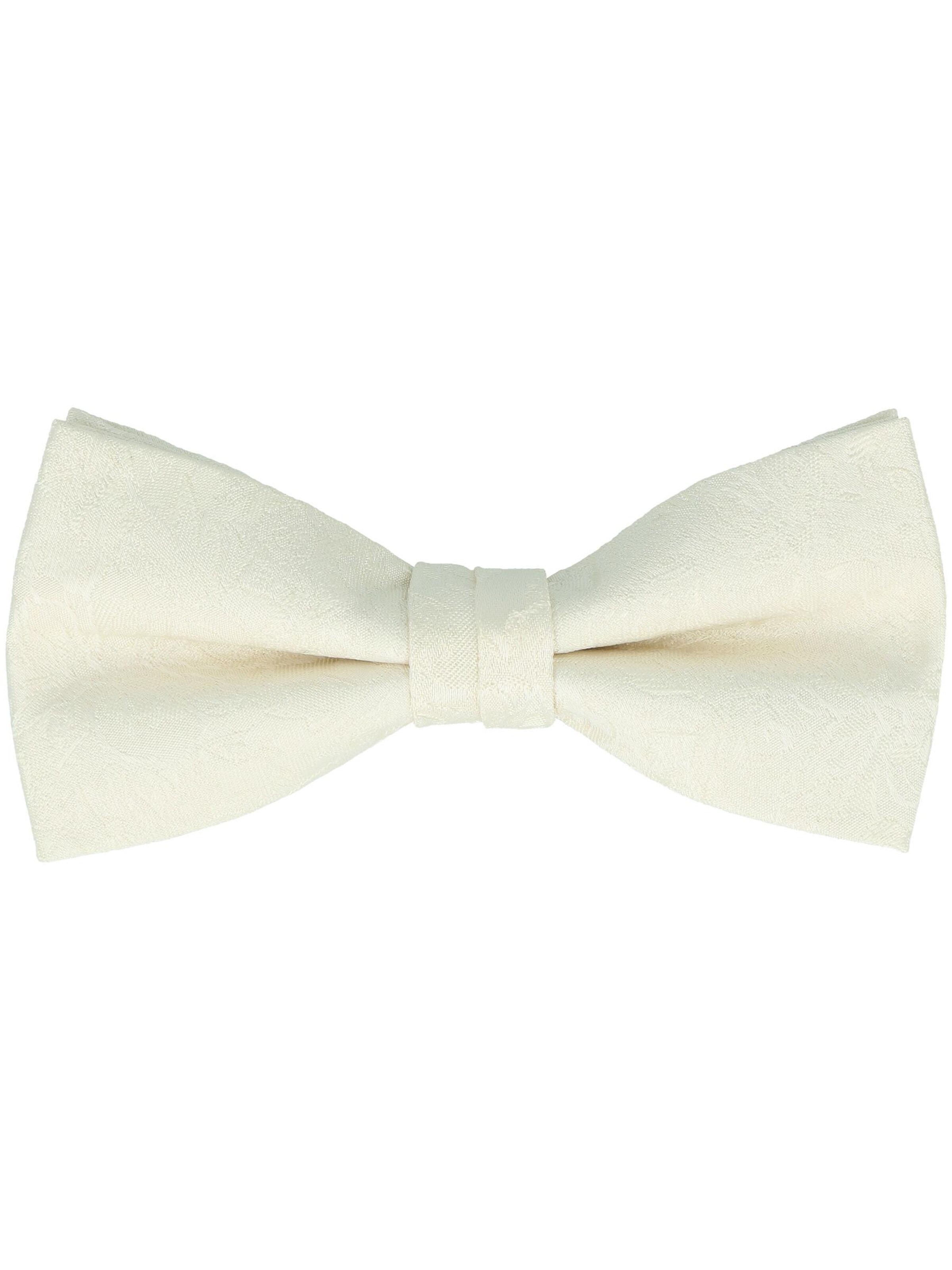 WILLEN Bow Tie 'Set Floral/ Uni' in Beige