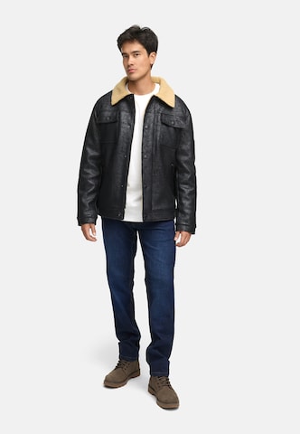 INDICODE JEANS Between-season jacket 'INVados' in Black