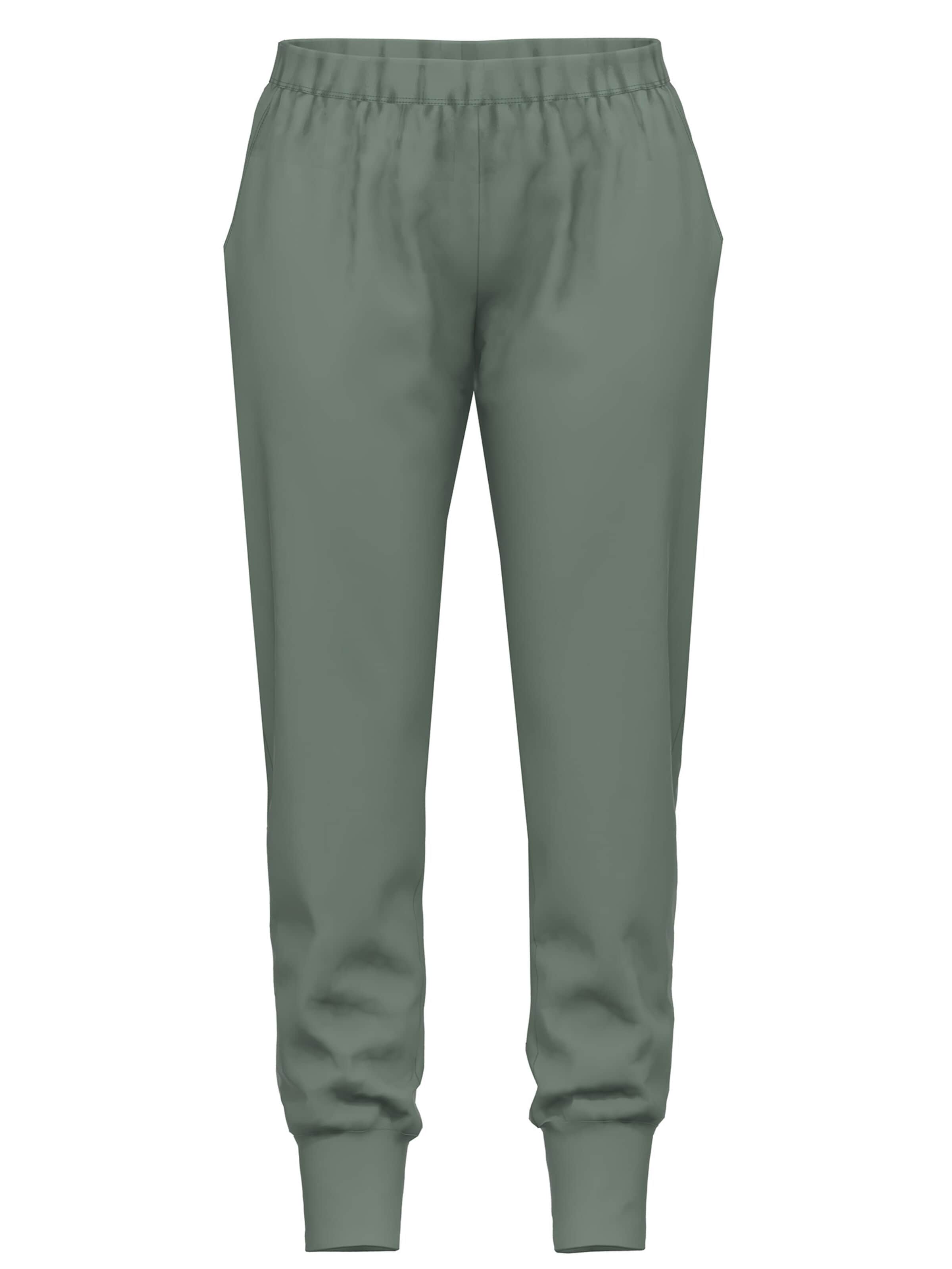 Ammann Pajama Pants 'Women Nightwear' in Green: front