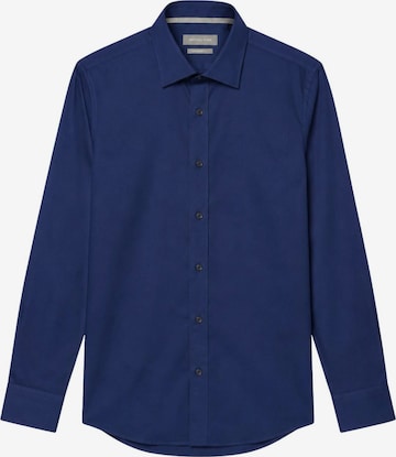Michael Kors - Ajuste regular Camisa 'DOBBY ENGINEERD MODERN FIT SHIRT CAMICIA' en azul: frente