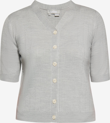 Usha Knit cardigan in Grey: front