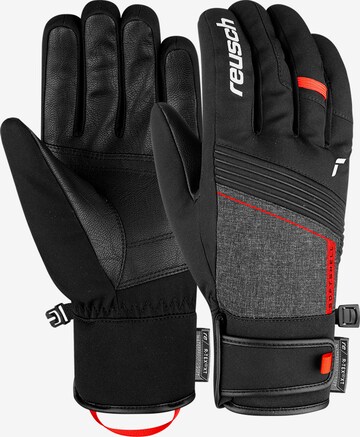 REUSCH Athletic Gloves 'Luca R-TEX® XT' in Black: front