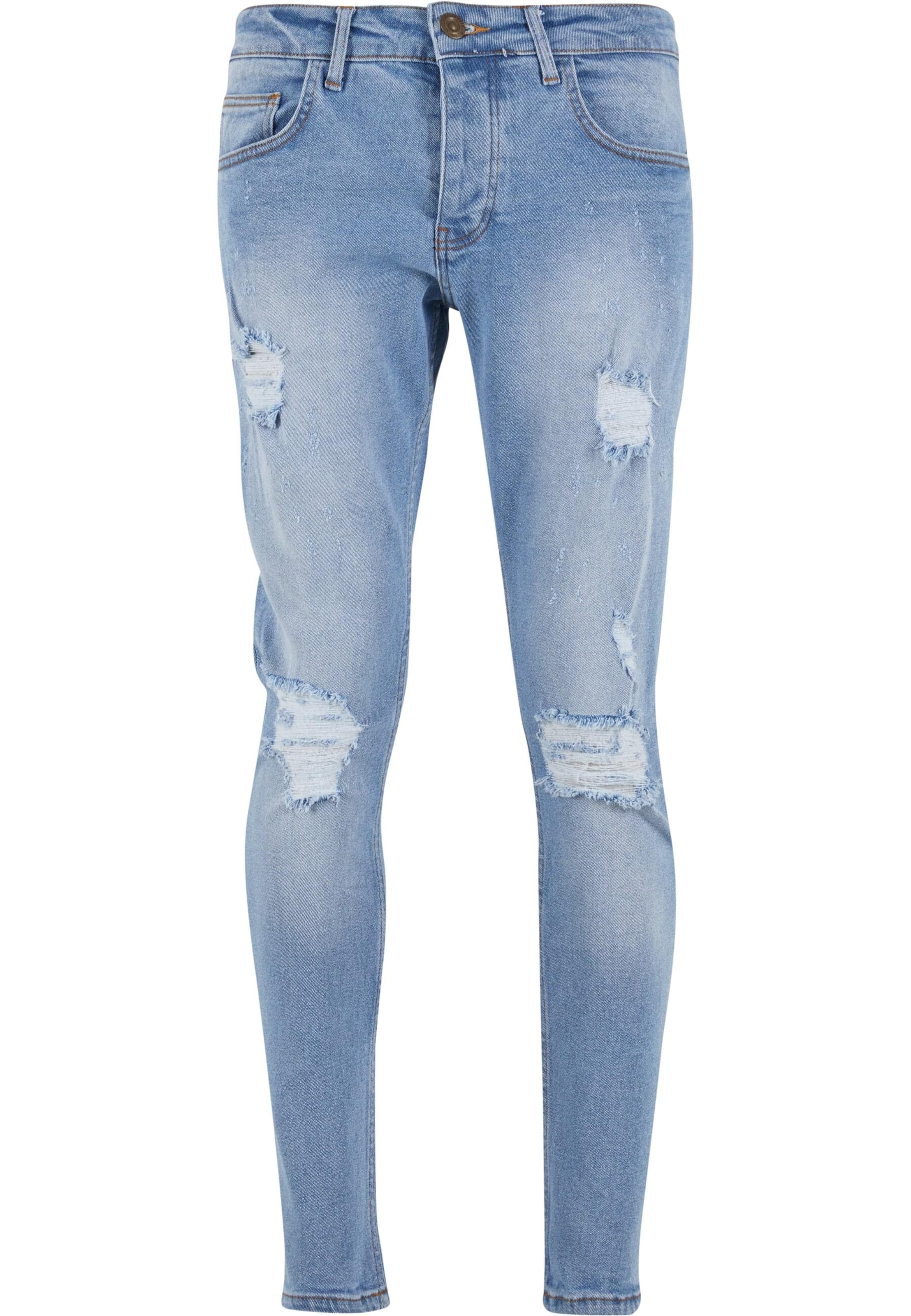 2Y Premium Skinny Jeans in Blue: front