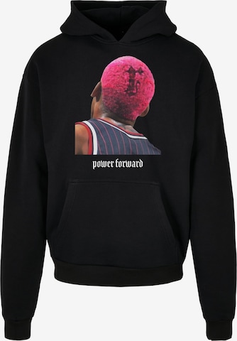 MT Upscale Sweatshirt 'Power Forward' in Zwart: voorkant