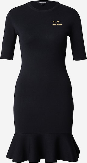 ARMANI EXCHANGE Pletena haljina u žuta / crna, Pregled proizvoda