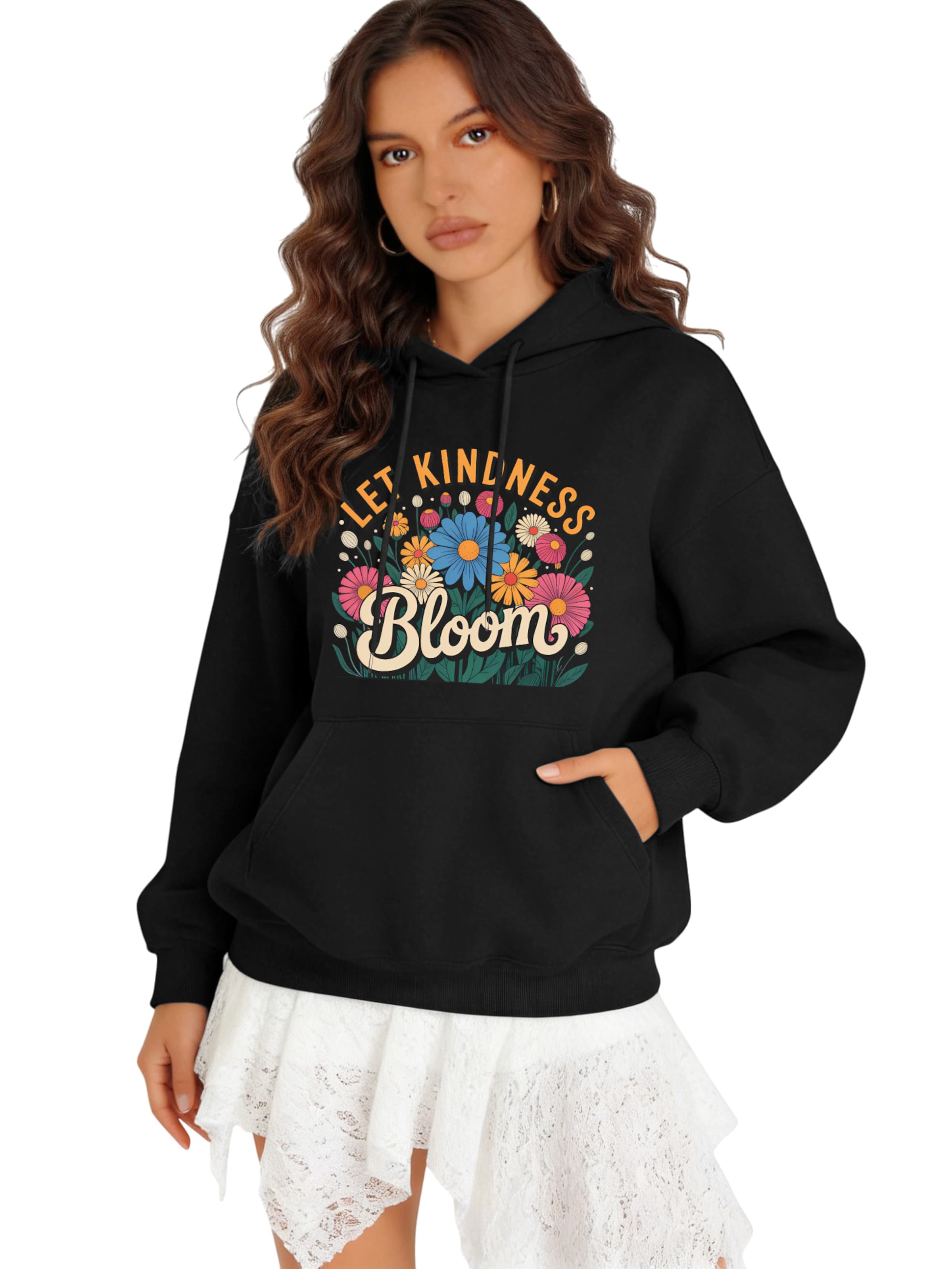 GORHEY Sweatshirt in Black: front