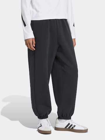 Loosefit Pantaloni sportivi 'Soft Luxe' di ADIDAS SPORTSWEAR in nero: frontale