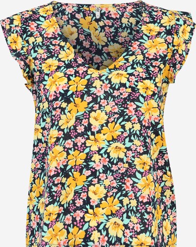JDY Petite Shirt 'NOLIA' in Turquoise / Night blue / yellow gold / Light yellow / Pink, Item view