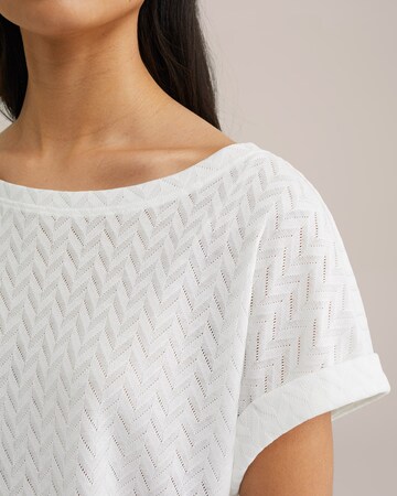 T-shirt WE Fashion en blanc