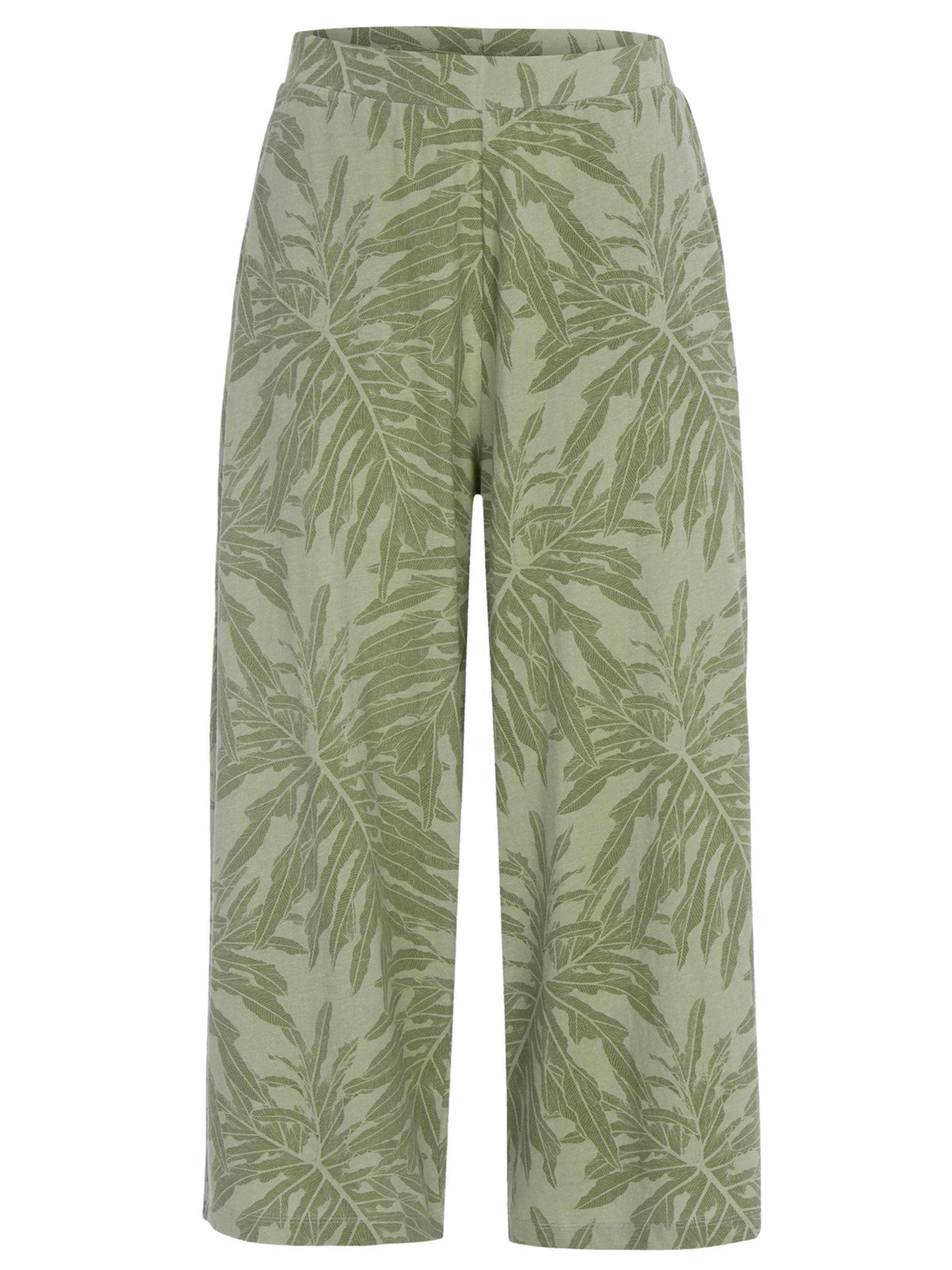 Cellbes of Sweden Loosefit Broek in Groen: voorkant