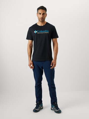 COLUMBIA Toiminnallinen paita 'CSC' värissä musta