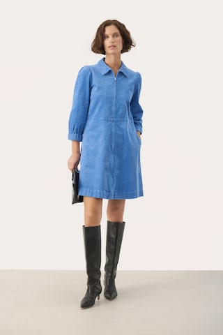 Part Two Jurk 'Eyvor' in Blauw