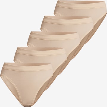 ESGE Slip 'Basic - Feinripp' in Beige: front