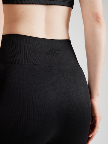 Skinny Pantalon de sport 4F en noir