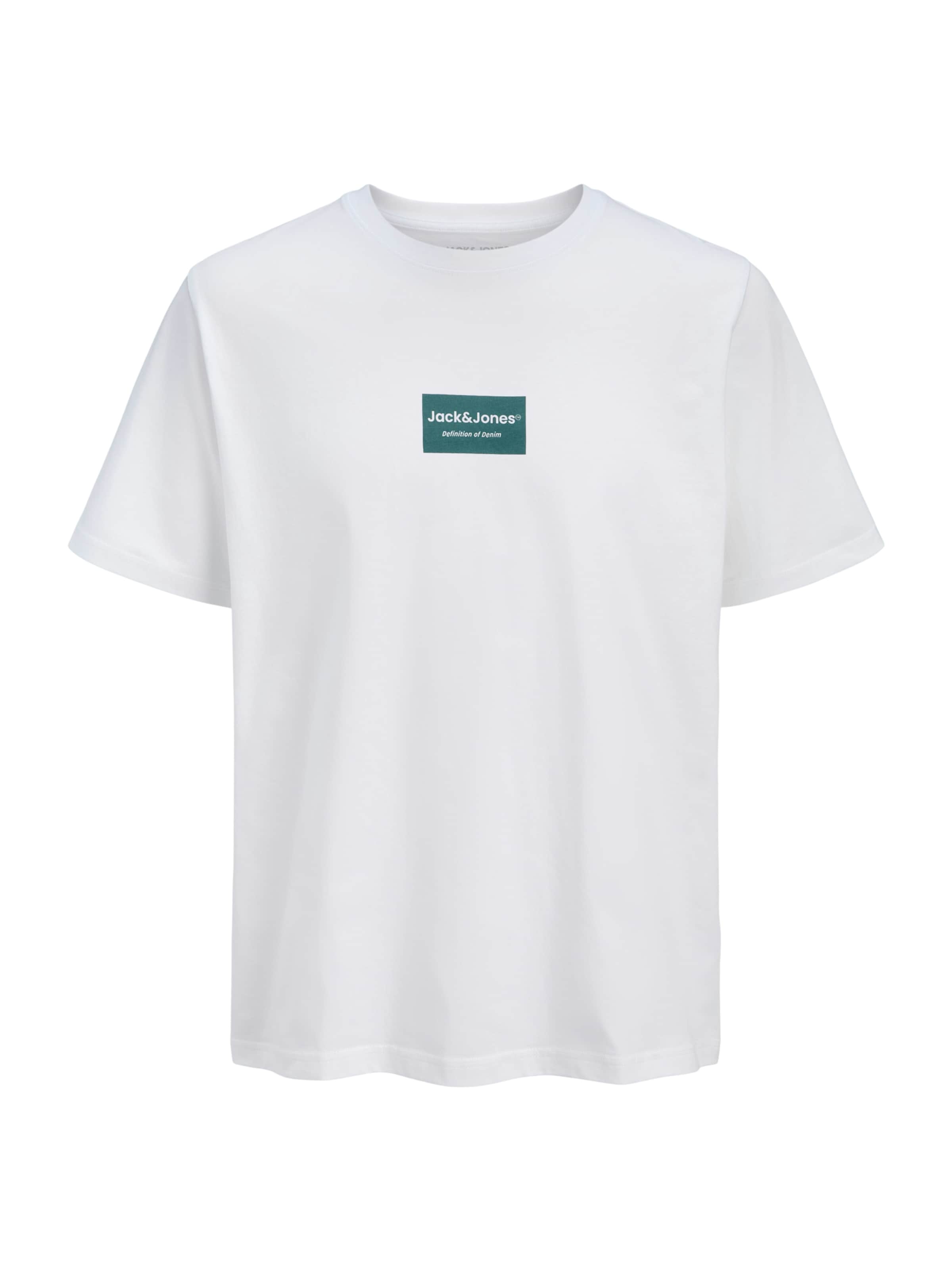 JACK & JONES Μπλουζάκι 'JJFRANK' σε λευκό: μπροστά