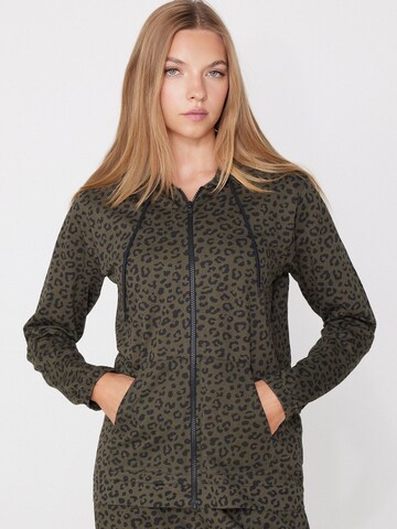 Tezenis Sweatjacke in Grün: Vorderseite