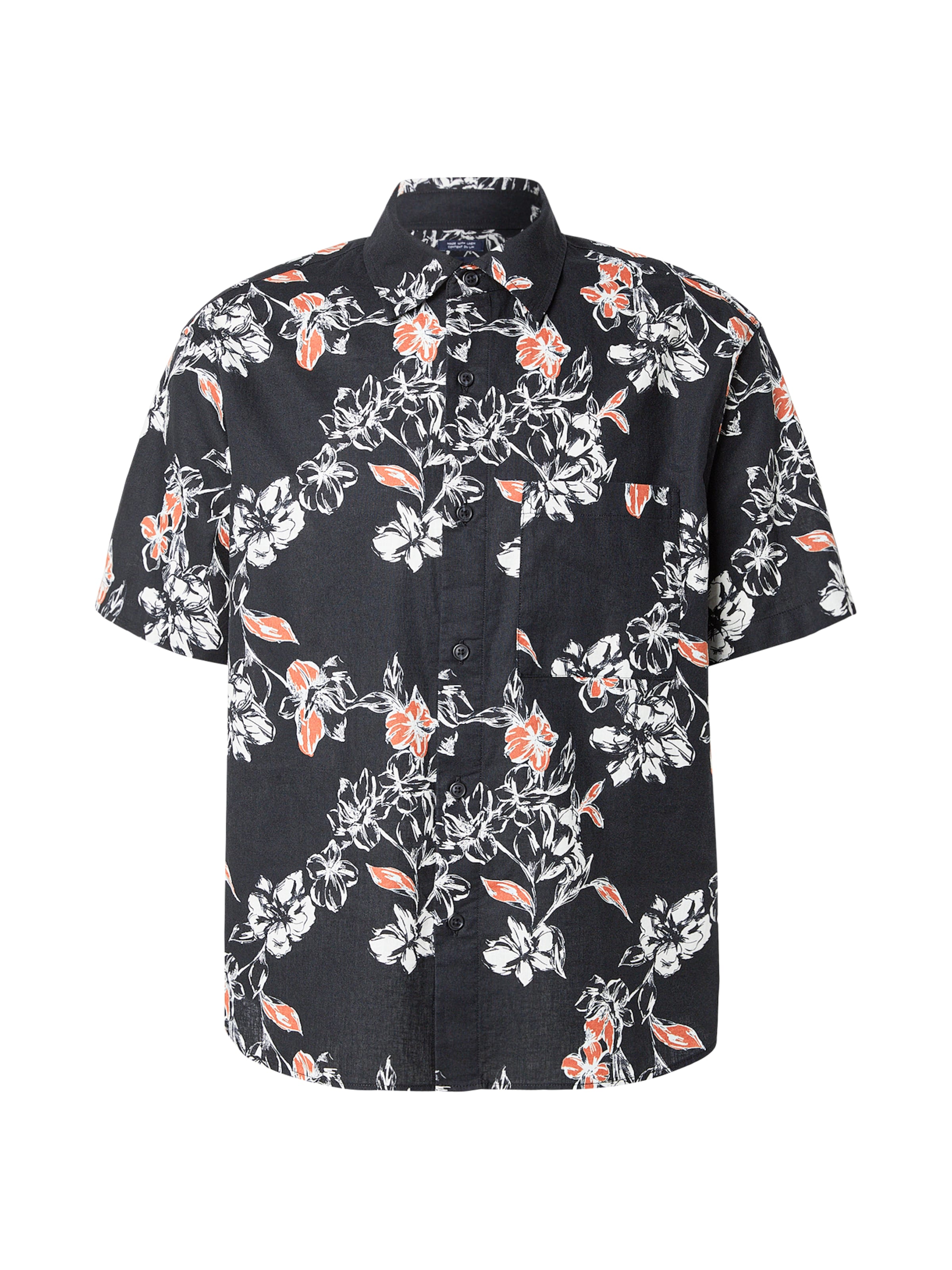 Comfort fit Camicia di GAP in nero: frontale