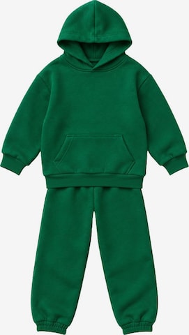 LOUIS LECLER Joggingpak 'Finn' in Groen: voorkant