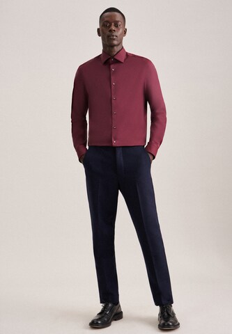 SEIDENSTICKER Slim Fit Hemd in Rot