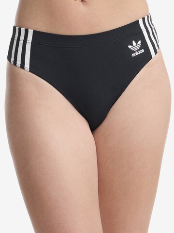 Slip ADIDAS ORIGINALS en noir : devant