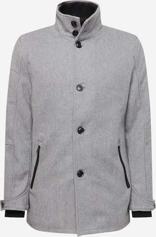 INDICODE JEANS Between-Season Jacket 'Clark' in Grey: front