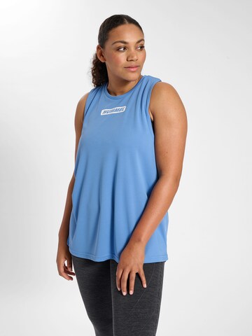 Hummel Sporttop in Blauw: voorkant