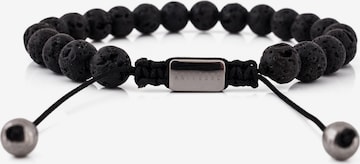 Akitsune Armband 'Venatio' in Schwarz: Vorderseite