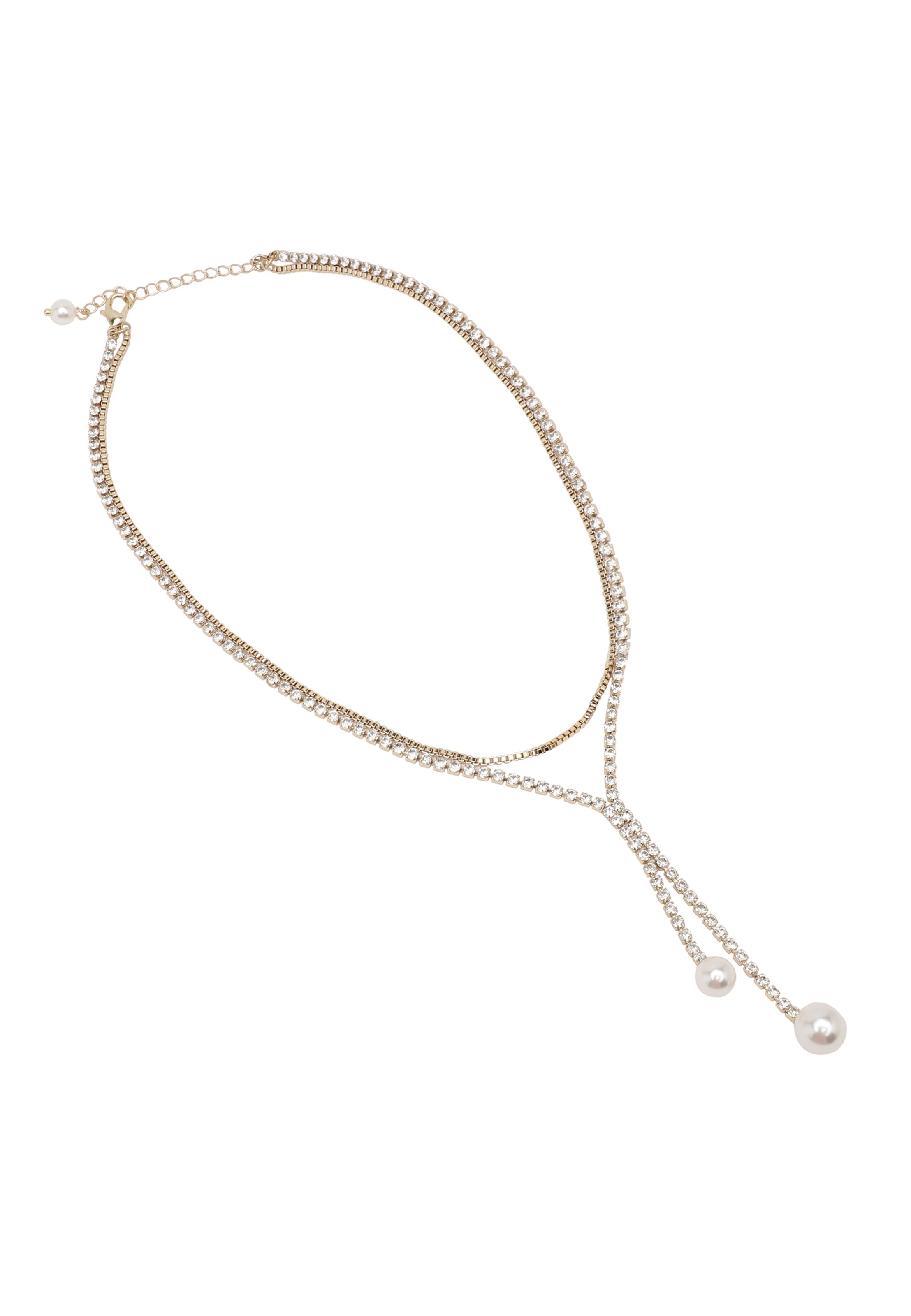 SOHI Ketting 'Dervla' in Zilver: voorkant