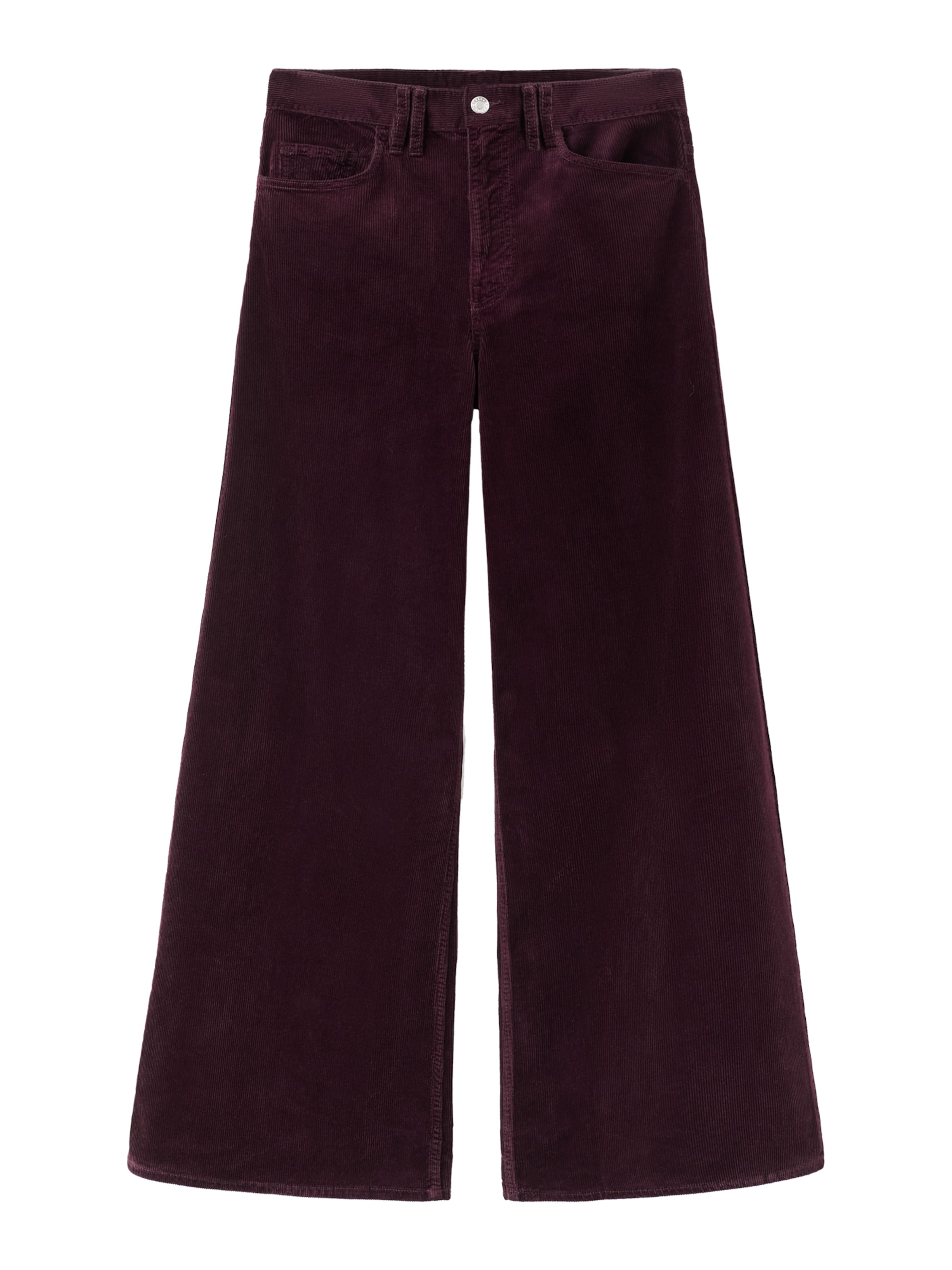 Wide leg Jeans 'CARMENP' di MANGO in rosso: frontale