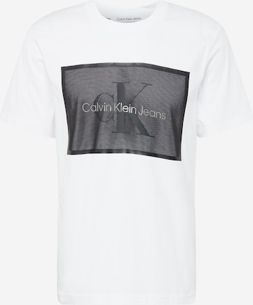 Calvin Klein Jeans Shirt in White: front