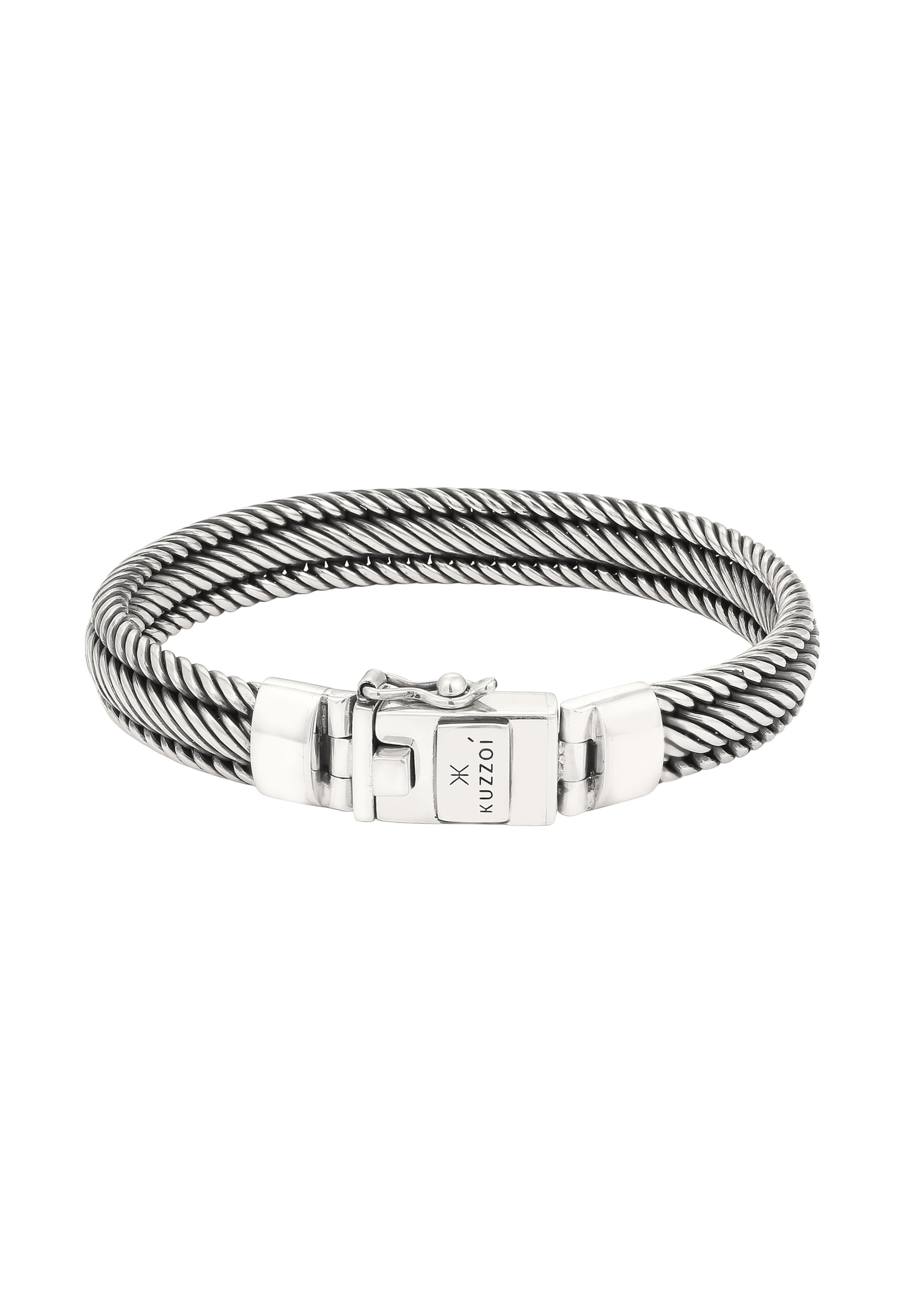 Bracelet KUZZOI en argent : devant