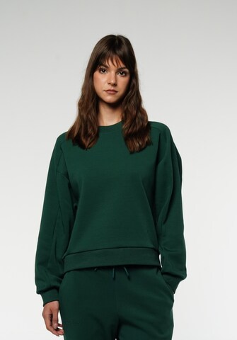 Sweat-shirt Eoselio en vert : devant