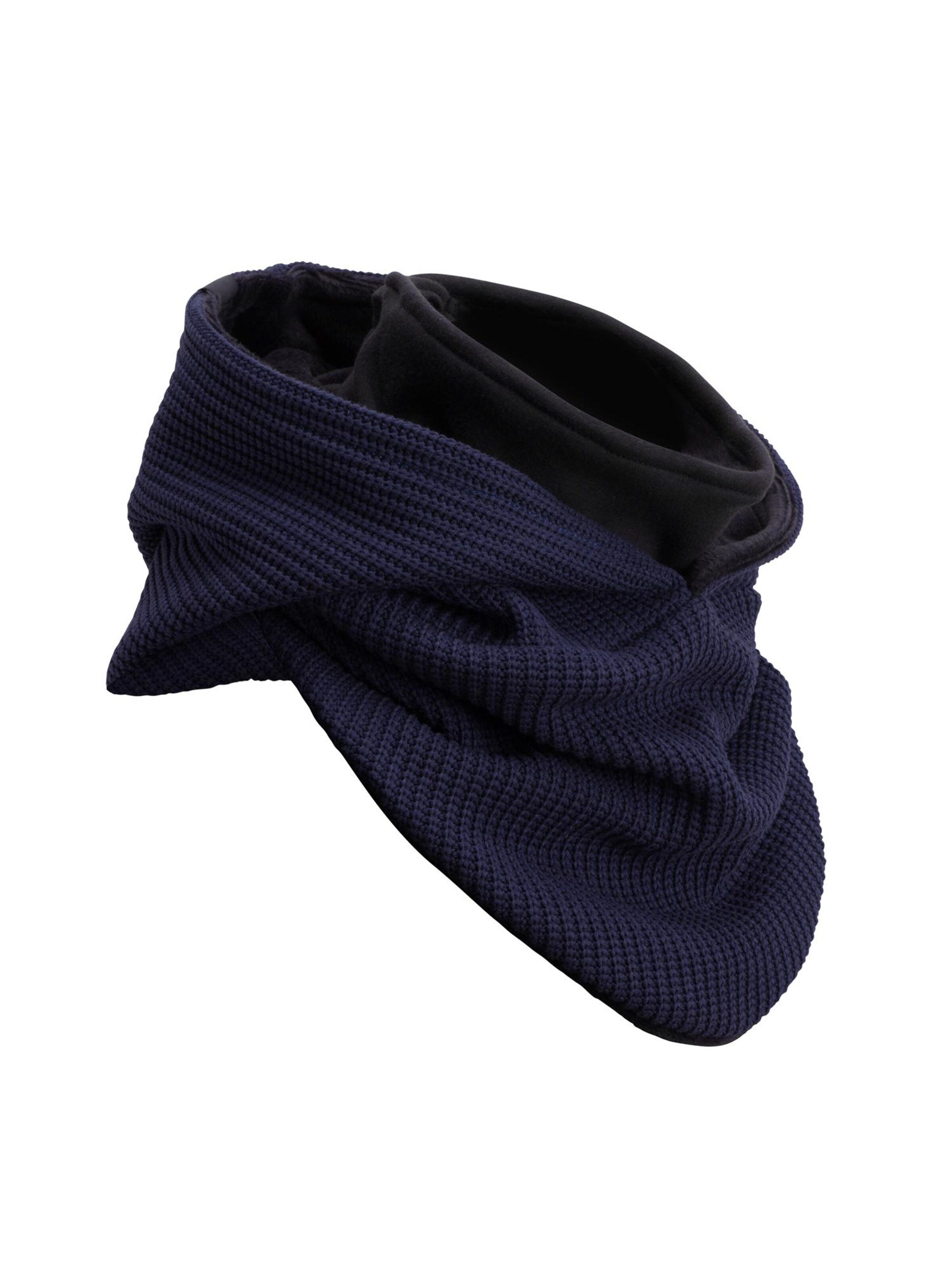 Manufaktur13 Schal 'Hooded Loop' in Blau: Vorderseite