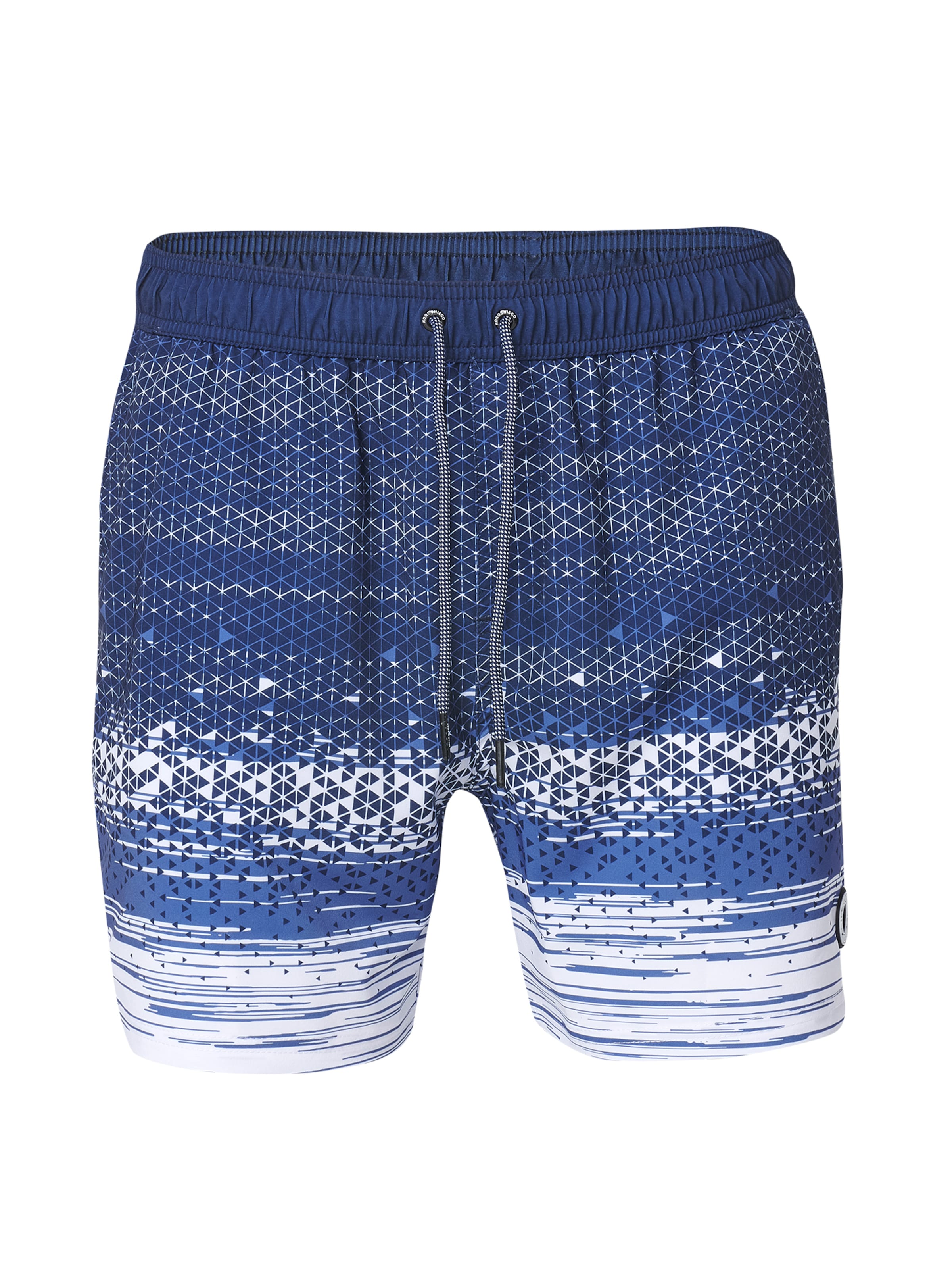 Shorts de bain KOROSHI en bleu : devant