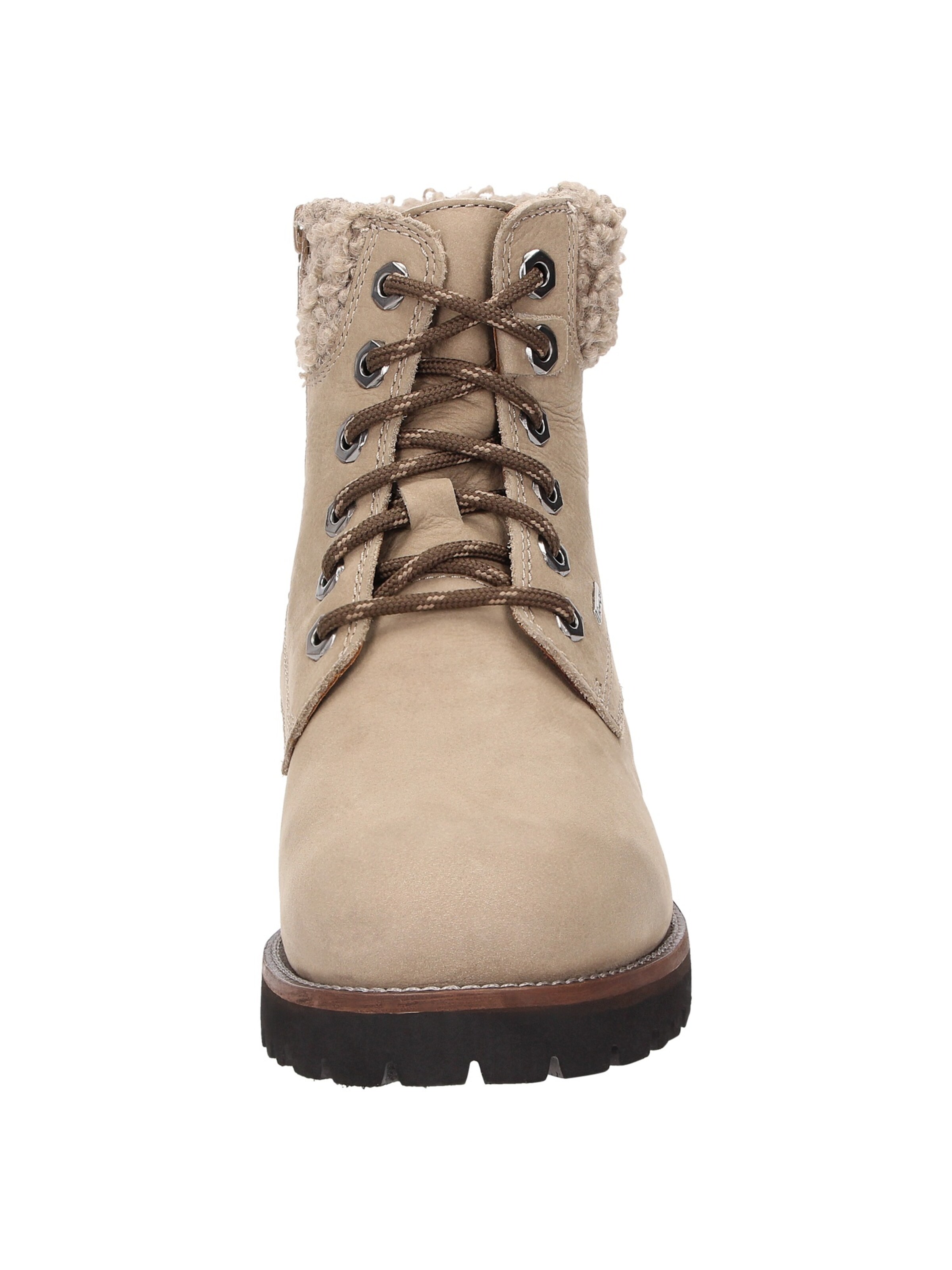 SIOUX Lace-up bootie 'Elmiana-702' in Beige