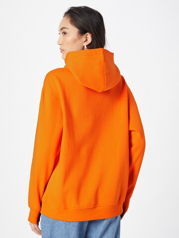 Calvin Klein Jeans Mikina 'Institutional' – oranžová