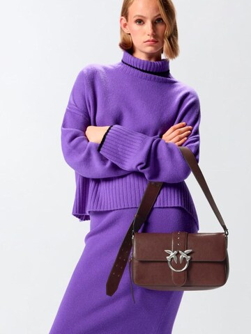 PINKO Håndtaske 'Pinko Sacs à main Love One Slouchy Zip Classic V Blanc' i hvid