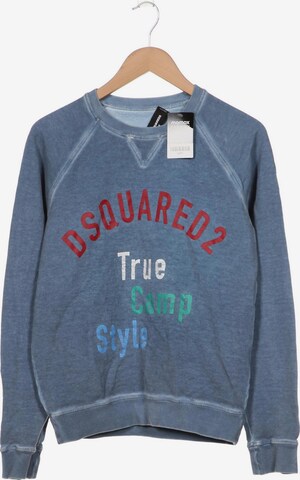 DSQUARED2 Sweatshirt & Zip-Up Hoodie in M in Blue: front