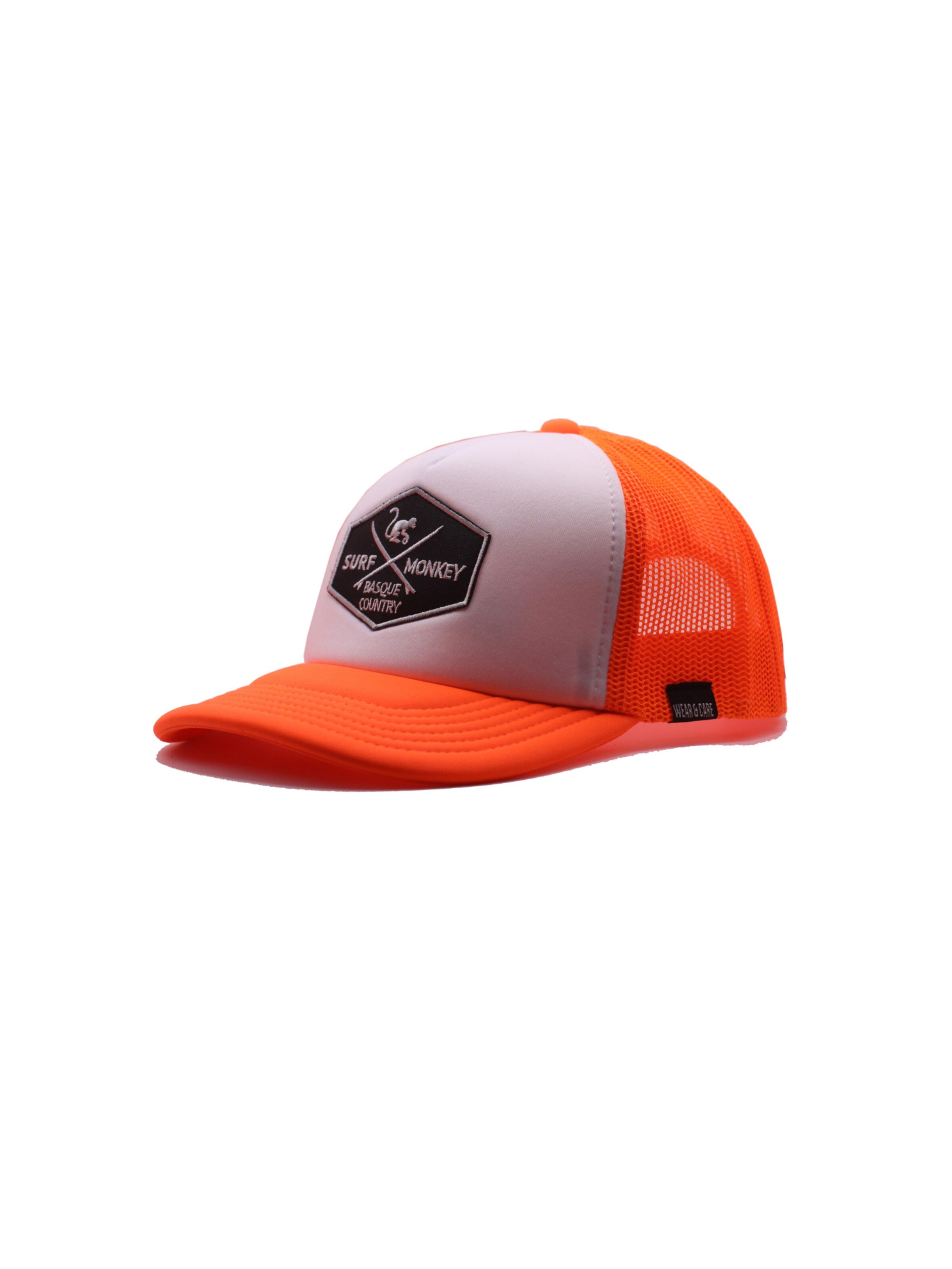 Surf Monkey Hat in Orange: front