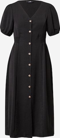 Wallis Curve Šaty – černá: přední strana