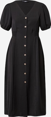 Wallis Curve Kleid in Schwarz: predná strana