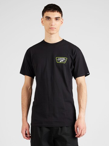 T-Shirt VANS en noir : devant