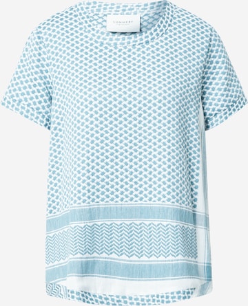Camicia da donna di Summery Copenhagen in blu: frontale